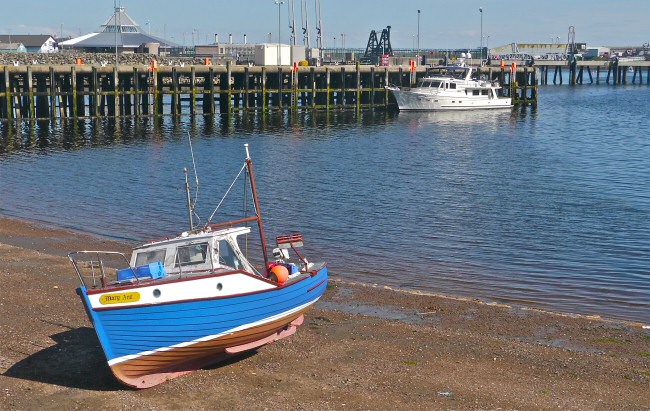 Venture at Stornoway pier