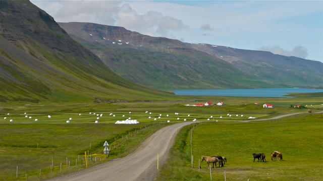View in northern Iceland