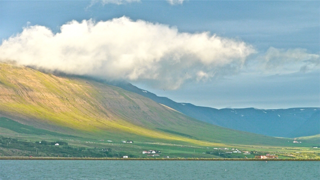 Mountains overlooking Akureyri
