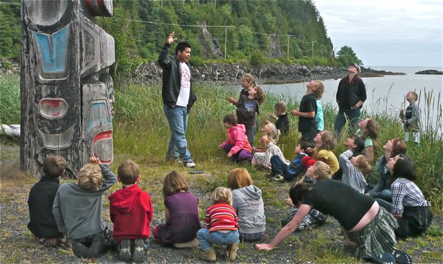 Class oreintation at museum