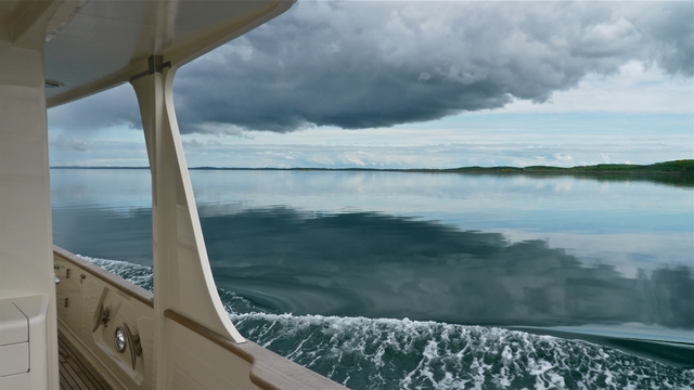 Cloud effects in Strangford Lough