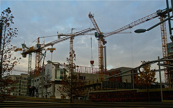 Construction Cranes in Hamburg