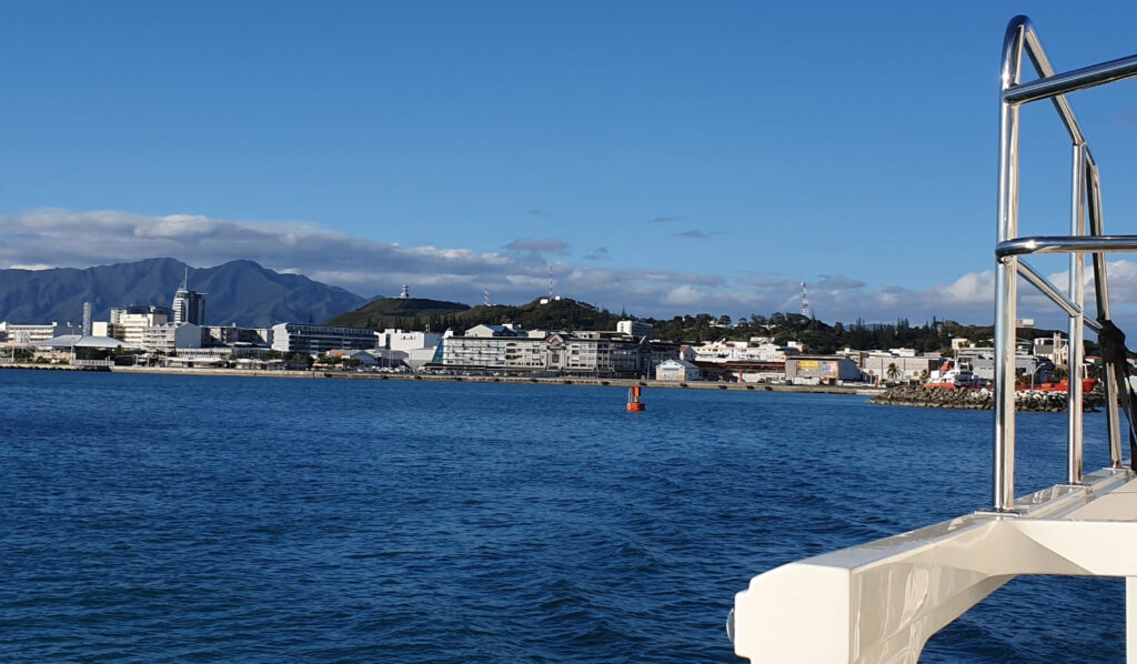 entering noumea harbour