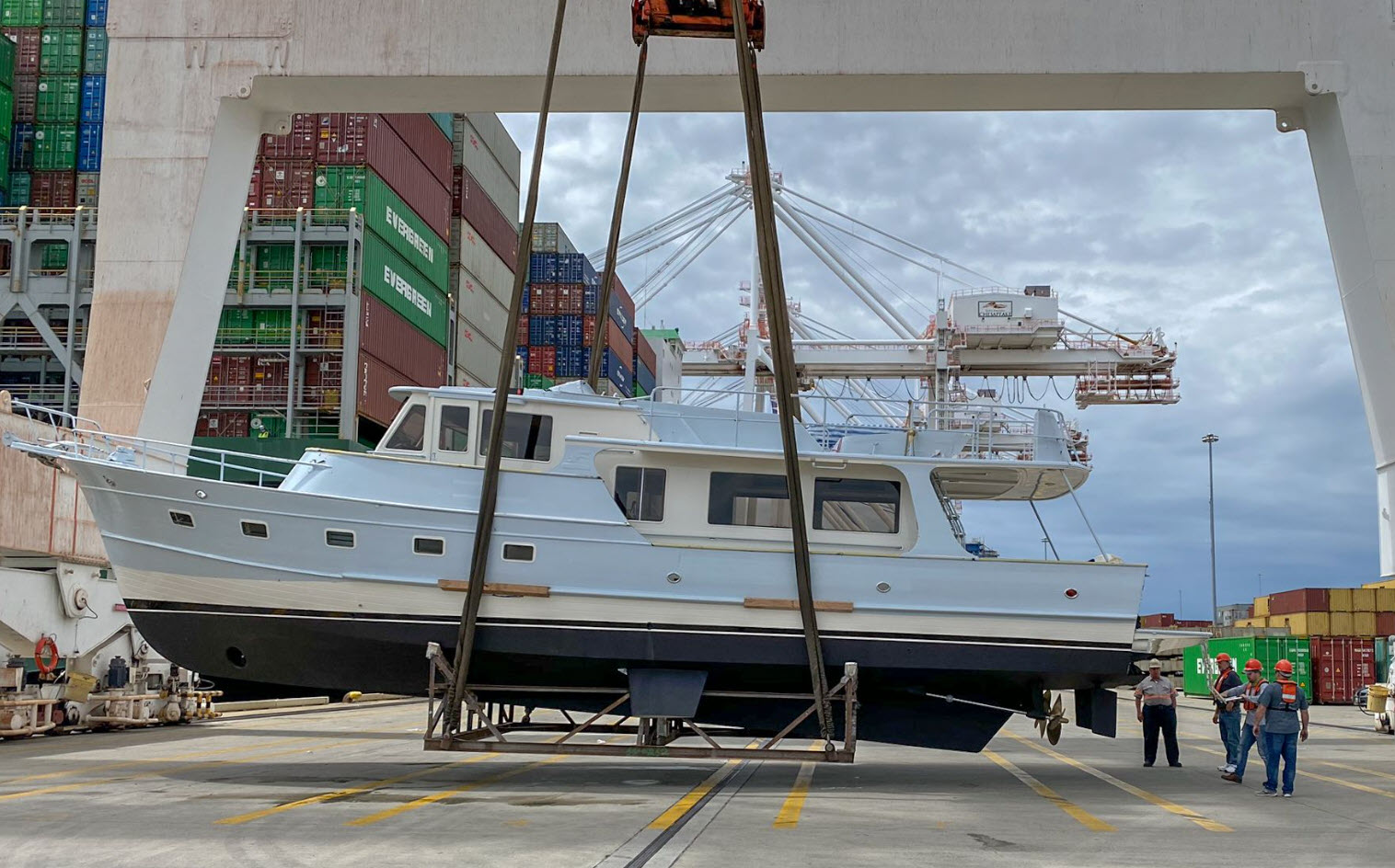 fleming 55 picked up at port