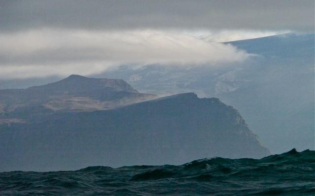 Hidden in the cloud is the Eyjafjallajokull volcano