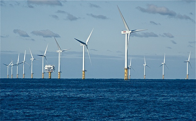 Wind farm off Ijmuden, Netherlands