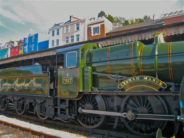 Steam train at Kingwear (Dartmouth)