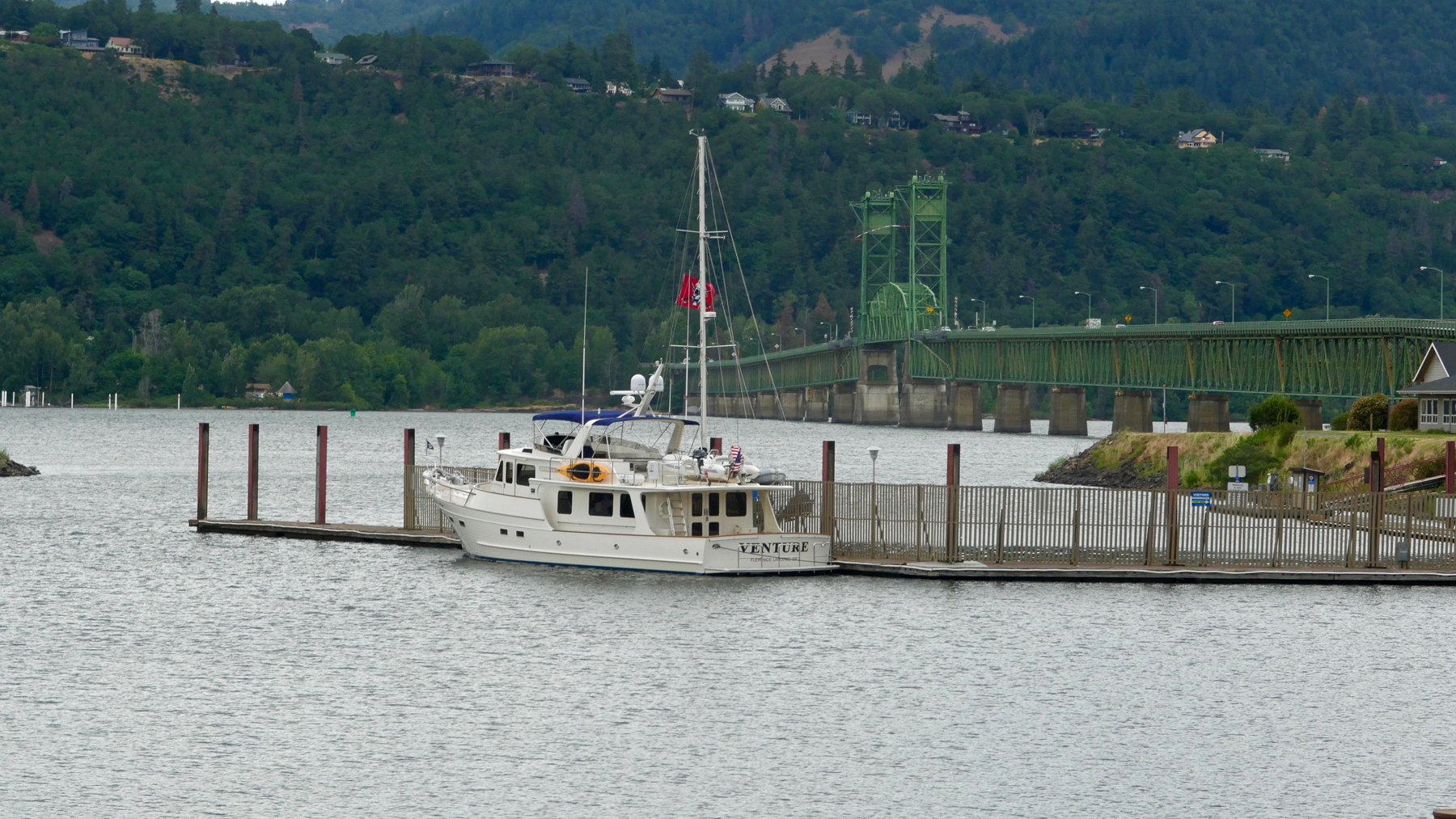 At Hood River guest dock