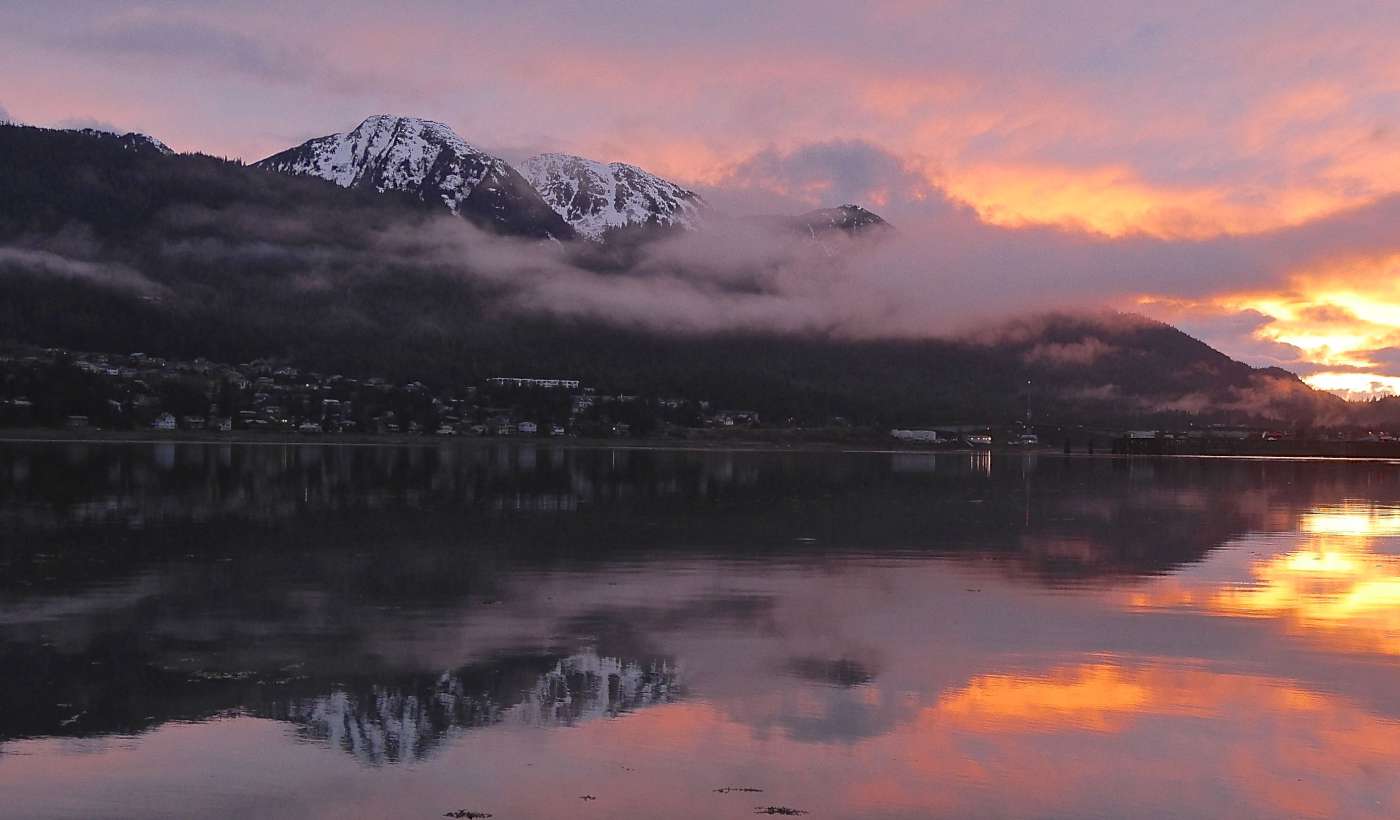 Sunset in Juneau