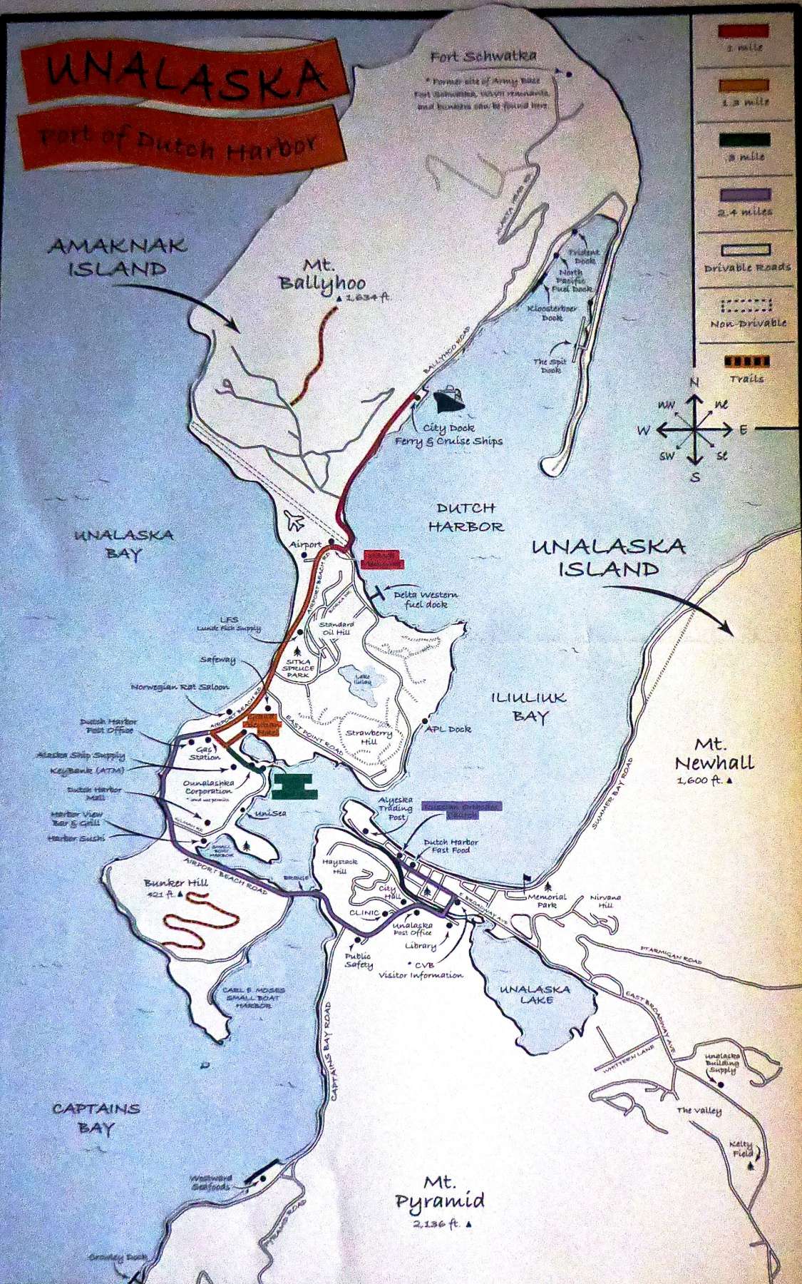 Dutch Harbor only inside split top right