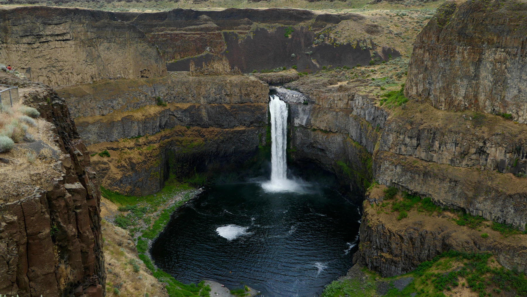 Flood evidence at Palouse Falls