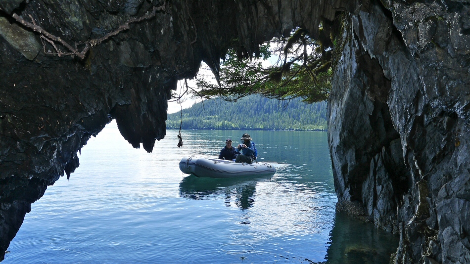 Cave at hobo Bay