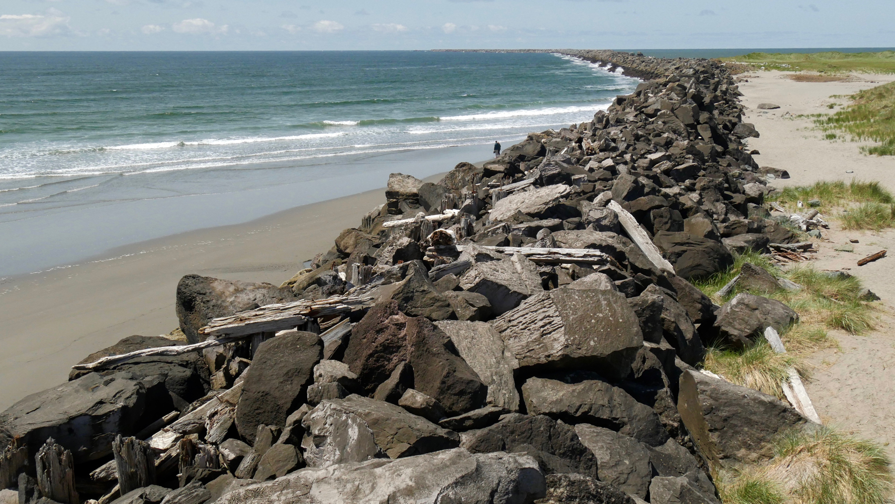South jetty, Columbia River bar