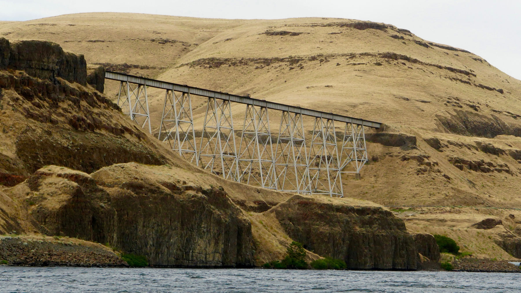 Abandoned trestle