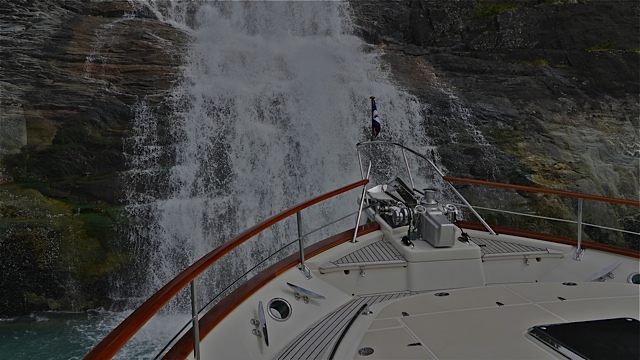 Waterfall in Endicott Arm
