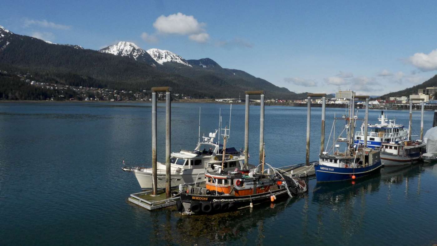 Venture at downtown dock