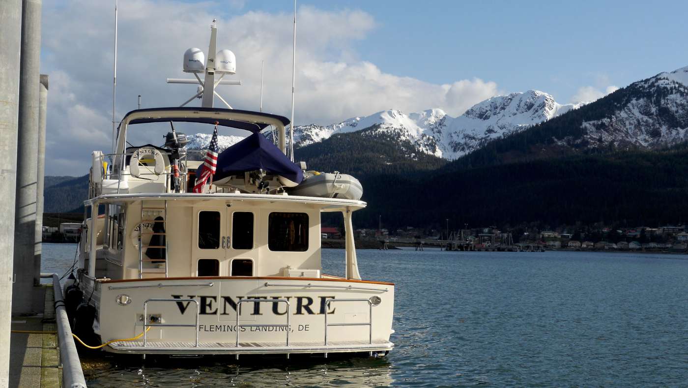 Venture at dock