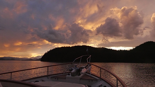 Sunset Icy Strait