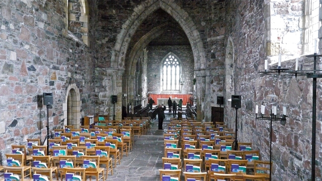 Interior of Iona abbey