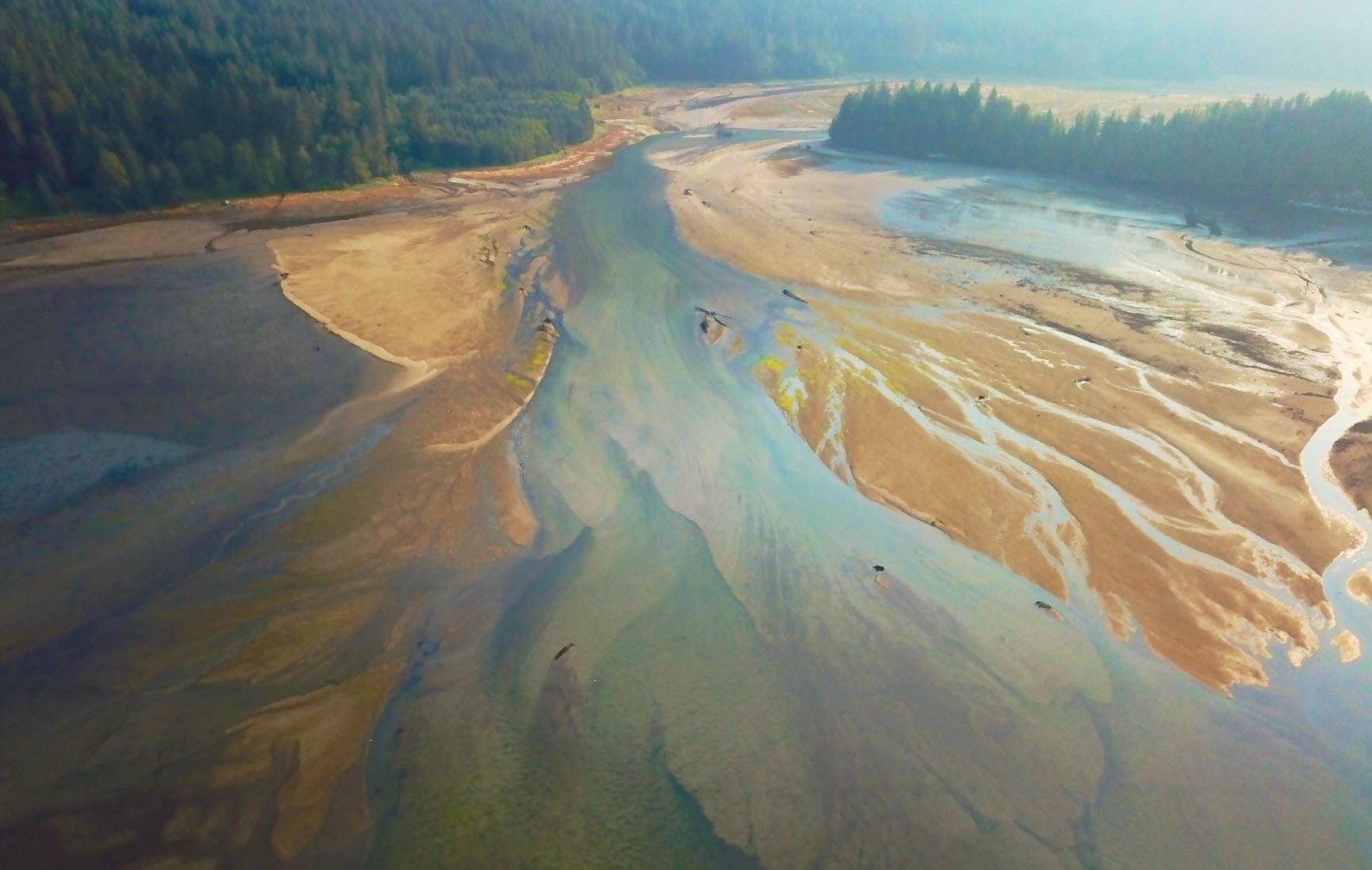 kwatna at low tide
