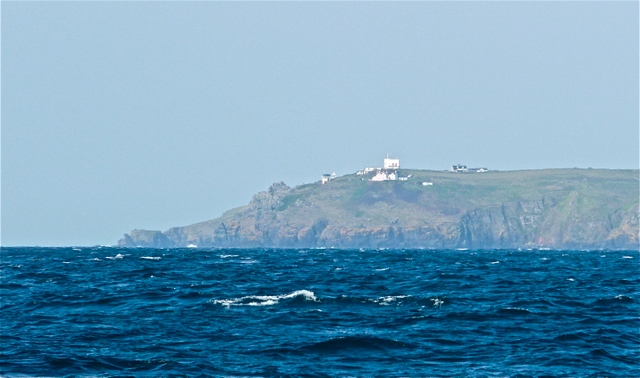 The Lizard headland resembling a crocodile