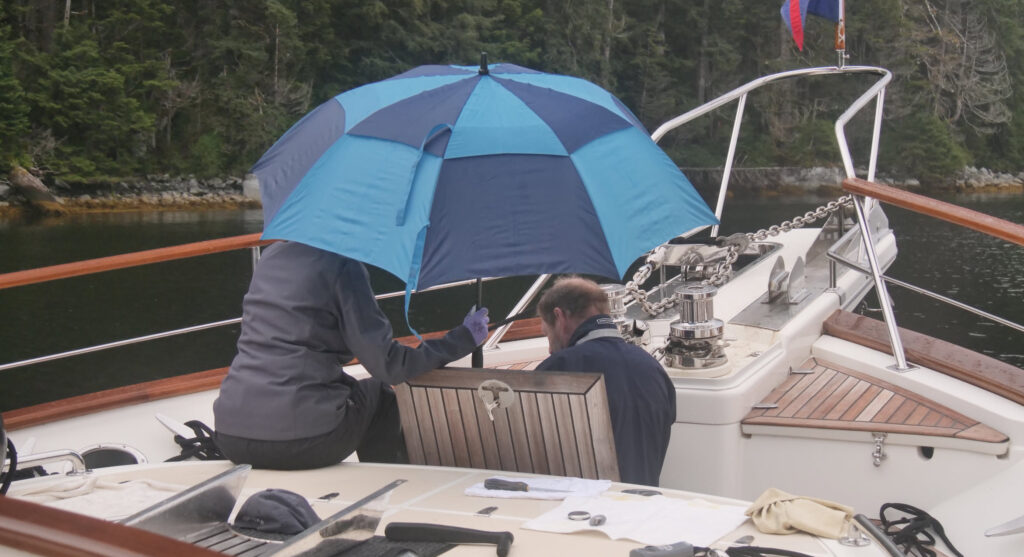 repairing the chain counter