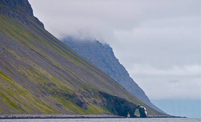 Rock arches in Jokulfirdir