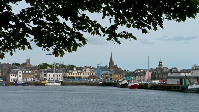 Stornoway harbour.
