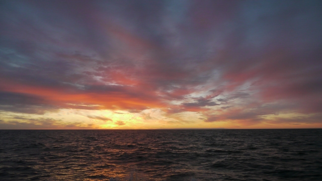 Sunrise at 0220