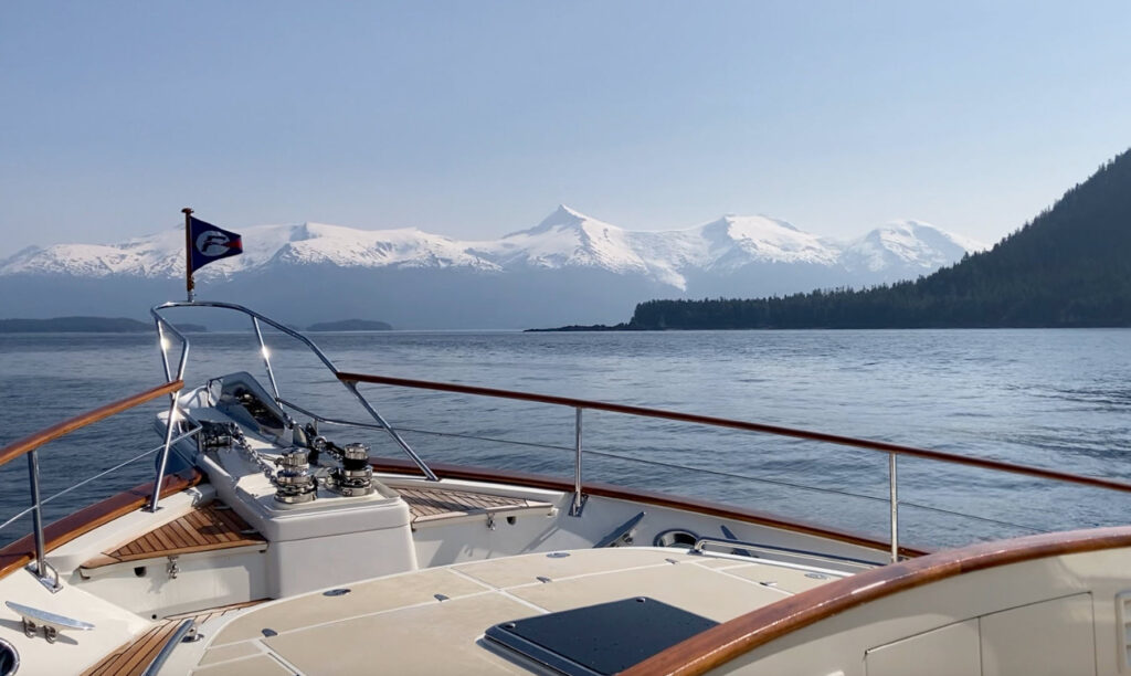 Venture Approaching Endicott Arm SE Alaska