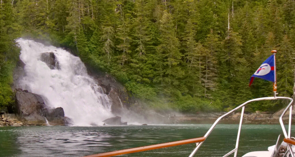 venture at waterfall