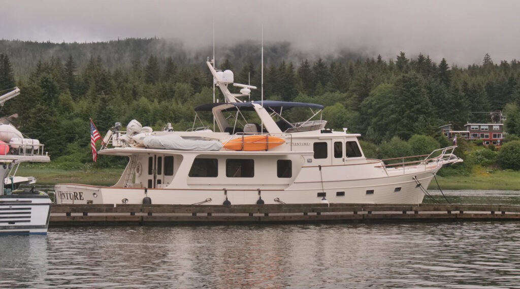 Venture Moored in Auke Bay