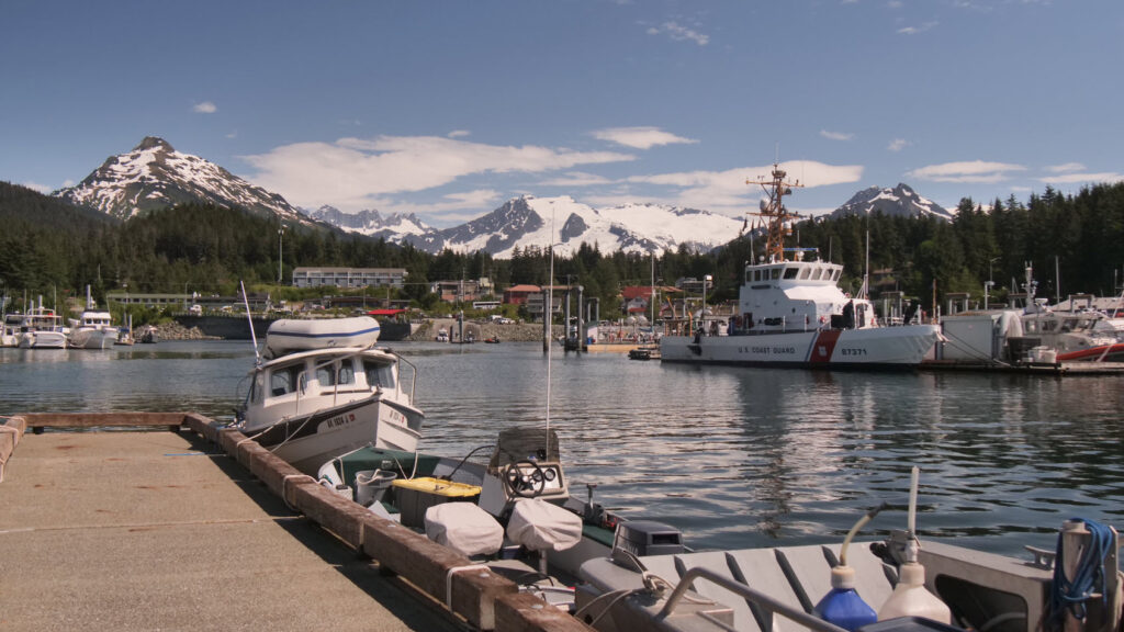 view of marina in Auke Bay